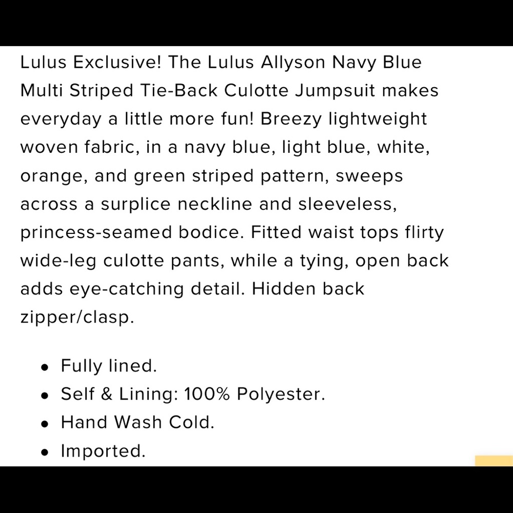 Lulu’s | multicolored striped jumpsuit - Picture 13 of 15